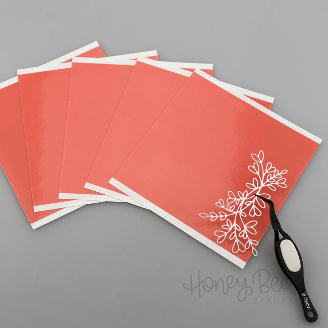 Double Sided Super Sticky Red Tape Sheets - 6x6 5pk - Honey Bee Stamps