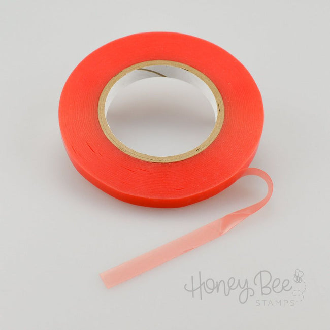 Double Sided Super Sticky Red Tape XL Roll - 1/2" x 36 yds - Honey Bee Stamps
