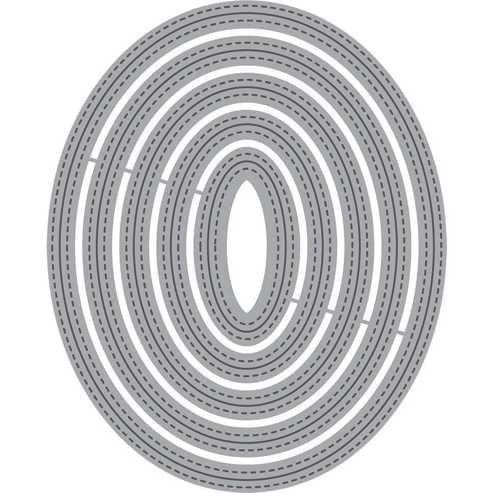 Double Stitched Ovals - Honey Cuts - Stand - Alone Dies - Honey Bee Stamps