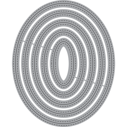 Double Stitched Ovals - Honey Cuts - Stand - Alone Dies - Honey Bee Stamps