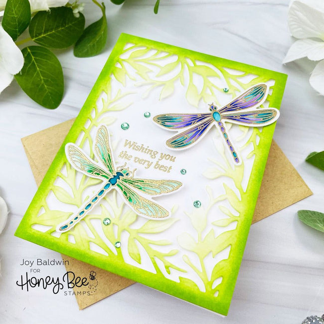 Dragonfly - 4x6 Stamp Set - Honey Bee Stamps