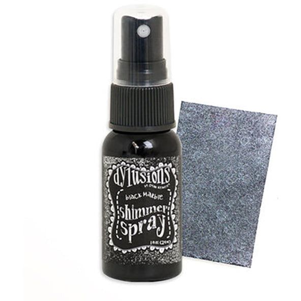 Dylusions Shimmer Spray - Black Marble - Honey Bee Stamps