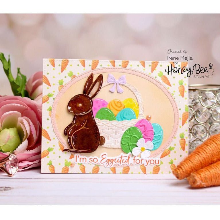 Easter Eggs - 6"x6" Coordinating Stencil - Retiring - Honey Bee Stamps