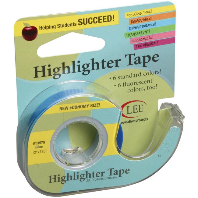 Easy-See Low-Tack Highlighter Tape - Blue .5" x 720" - Honey Bee Stamps