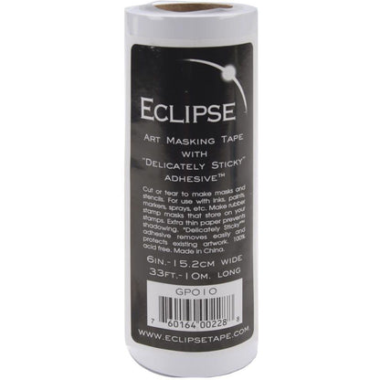Eclipse Art Masking Tape 6" Wide x 33' Roll - Honey Bee Stamps