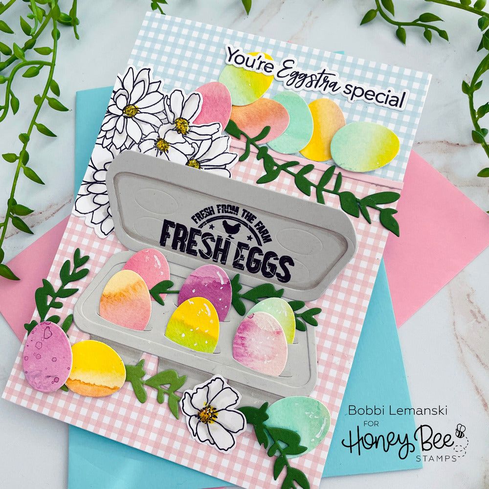 Egg Crate - Honey Cuts - Stand - Alone Dies - Honey Bee Stamps