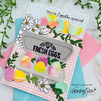 Egg Crate - Honey Cuts - Stand - Alone Dies - Honey Bee Stamps