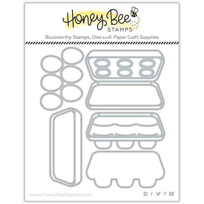 Egg Crate - Honey Cuts - Stand - Alone Dies - Honey Bee Stamps