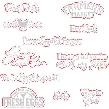 Eggstra Special - Honey Cuts - Coordinating Dies - Honey Bee Stamps