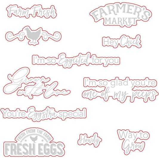 Eggstra Special - Honey Cuts - Coordinating Dies - Honey Bee Stamps