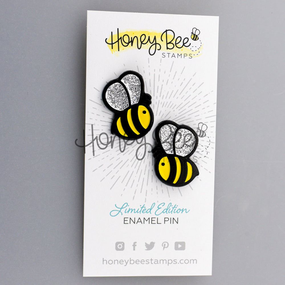 Enamel Honey Bee Pins - Honey Bee Stamps