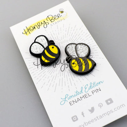 Enamel Honey Bee Pins - Honey Bee Stamps