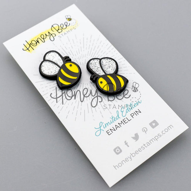 Enamel Honey Bee Pins - Honey Bee Stamps