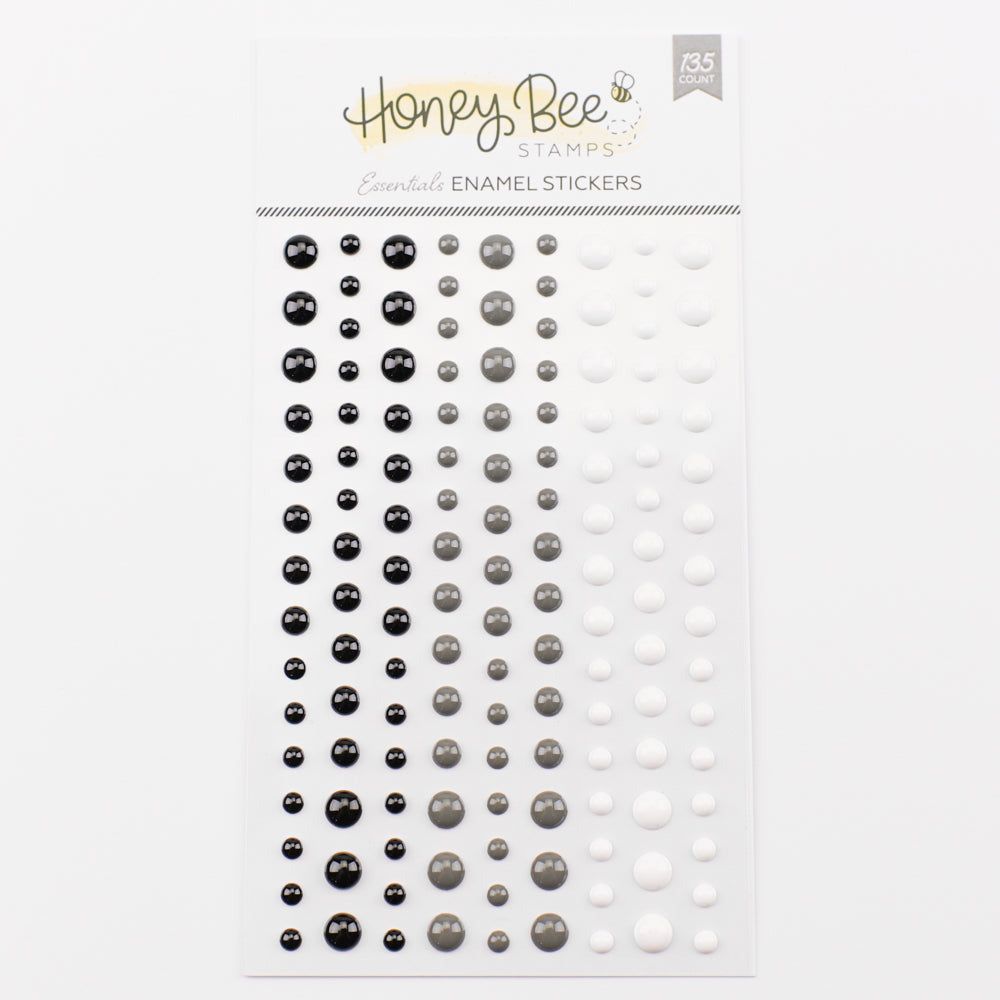 Essentials Enamel Stickers - 135 Count - Honey Bee Stamps