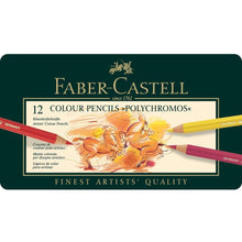 Faber-Castell Polychromos Color Pencil Set - Metal Tin 12pc - Honey Bee Stamps