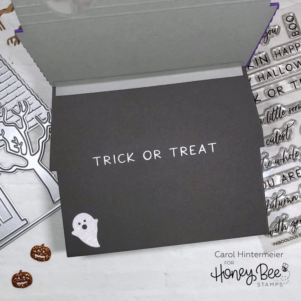 FaBOOlous Sentiments - 4x6 Photopolymer Stamp Set - Retiring - Honey Bee Stamps