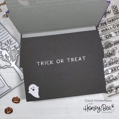 FaBOOlous Sentiments - 4x6 Photopolymer Stamp Set - Retiring - Honey Bee Stamps