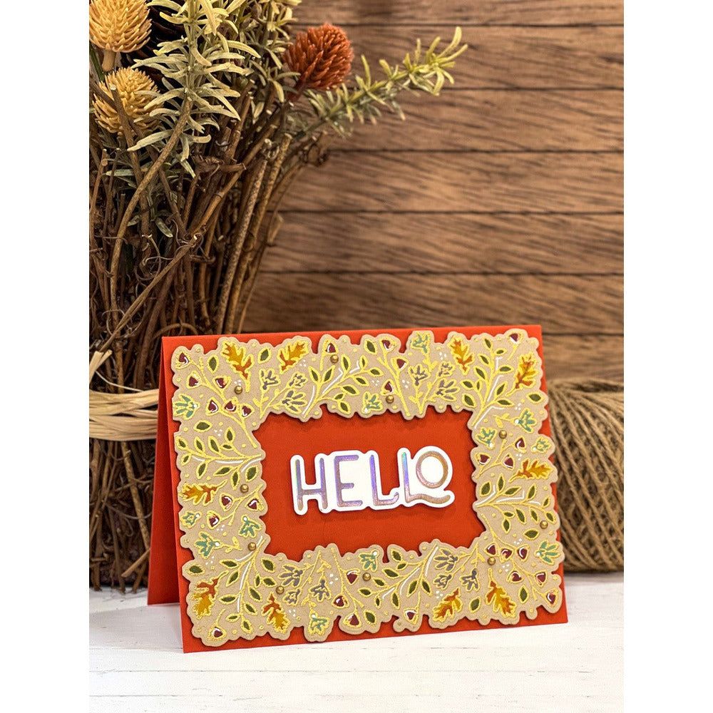 Fall Foliage Frame - Honey Cuts - Coordinating Dies - Honey Bee Stamps