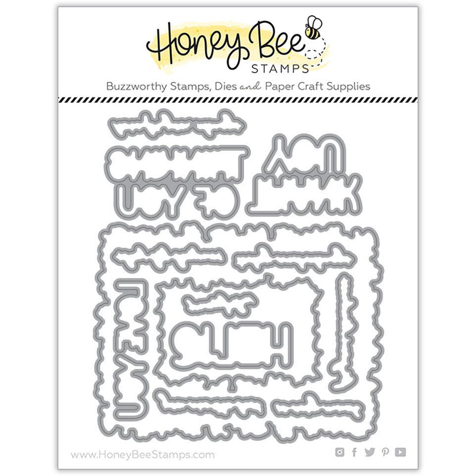 Fall Foliage Frame - Honey Cuts - Coordinating Dies - Honey Bee Stamps