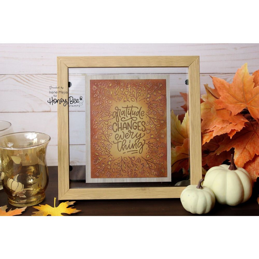 Fall Foliage Frame - Honey Cuts - Coordinating Dies - Honey Bee Stamps