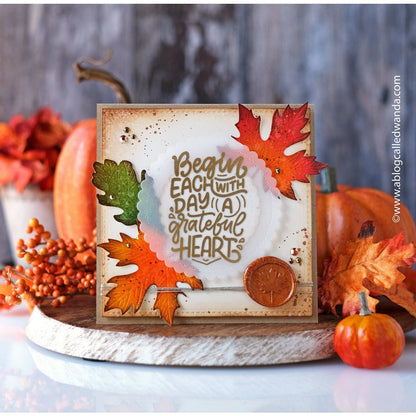 Fall For You - 5x6 Photopolymer Stamp Set - Honey Bee Stamps