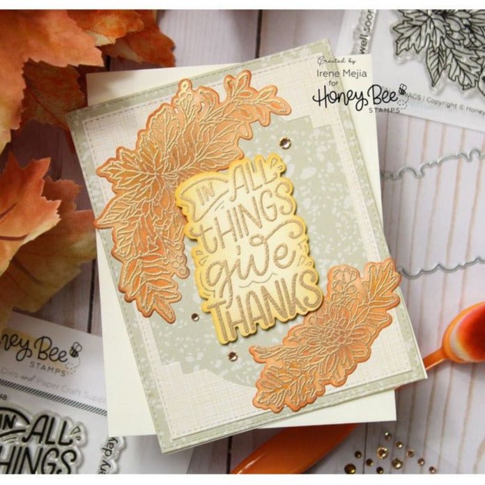 Fall For You - 5x6 Photopolymer Stamp Set - Honey Bee Stamps
