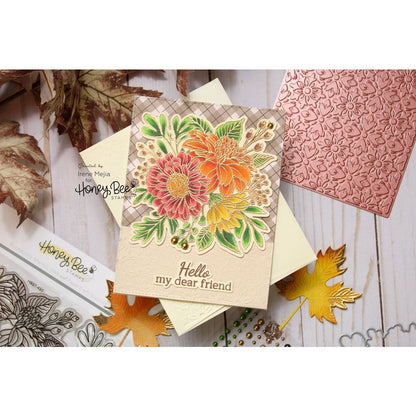 Fanciful A2 Hot Foil and Letter Press Plate - Honey Cuts - Retiring - Honey Bee Stamps
