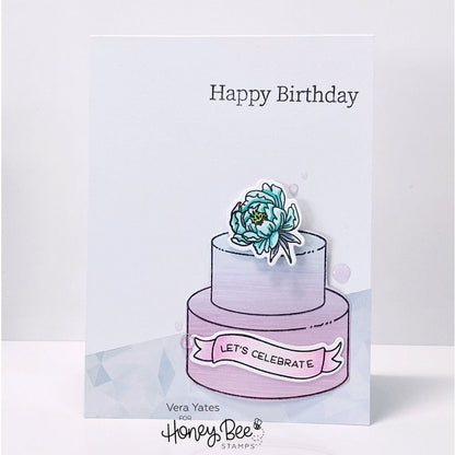 Fancy Frosting - 6x8 Photopolymer Stamp Set - Retiring - Honey Bee Stamps