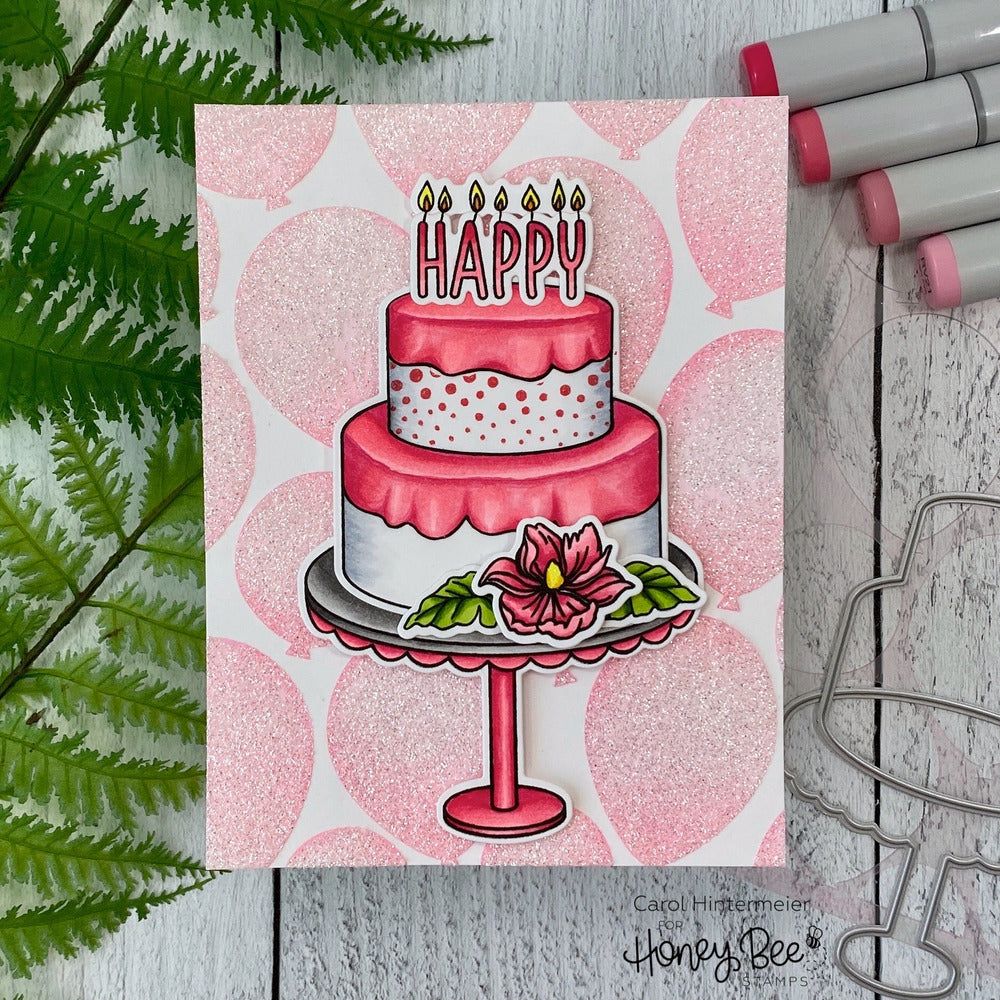 Fancy Frosting - 6x8 Photopolymer Stamp Set - Retiring - Honey Bee Stamps