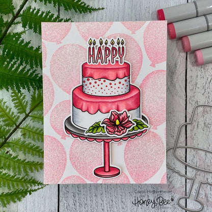 Fancy Frosting - 6x8 Photopolymer Stamp Set - Retiring - Honey Bee Stamps