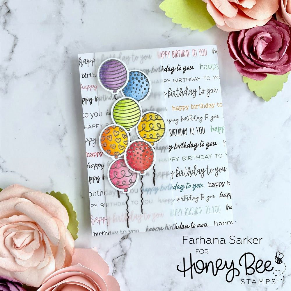 Fancy Frosting - 6x8 Photopolymer Stamp Set - Retiring - Honey Bee Stamps