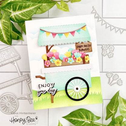 Farm Fresh Market Cart Add-On - Honey Cuts - Honey Bee Stamps