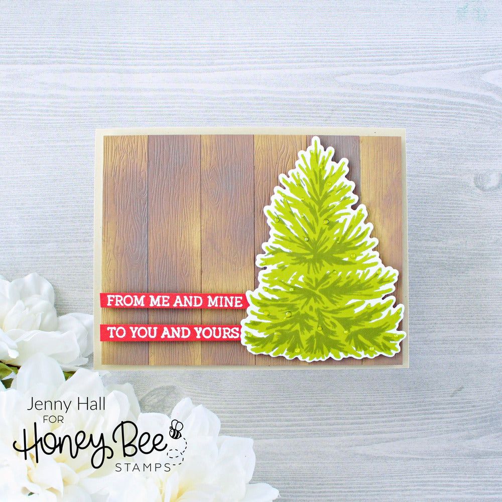 Farmhouse Tree Builder - Honey Cuts - Honey Bee Stamps