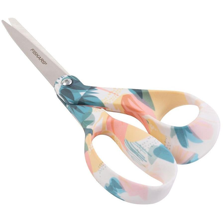 Fiskars Premier Bent Fashion Deco Scissors 8" - Honey Bee Stamps