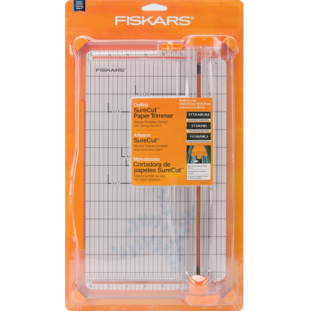 Fiskars SureCut Deluxe Paper Trimmer 12" - Honey Bee Stamps