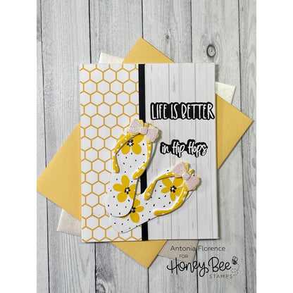 Flip Flop Builder - Honey Cuts - Stand - Alone Dies - Honey Bee Stamps