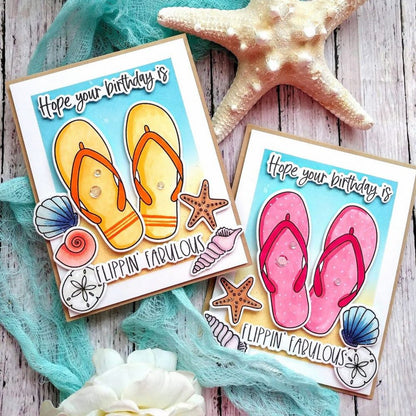 Flippin' Fabulous - 6x6 Photopolymer Stamp Set - Honey Bee Stamps