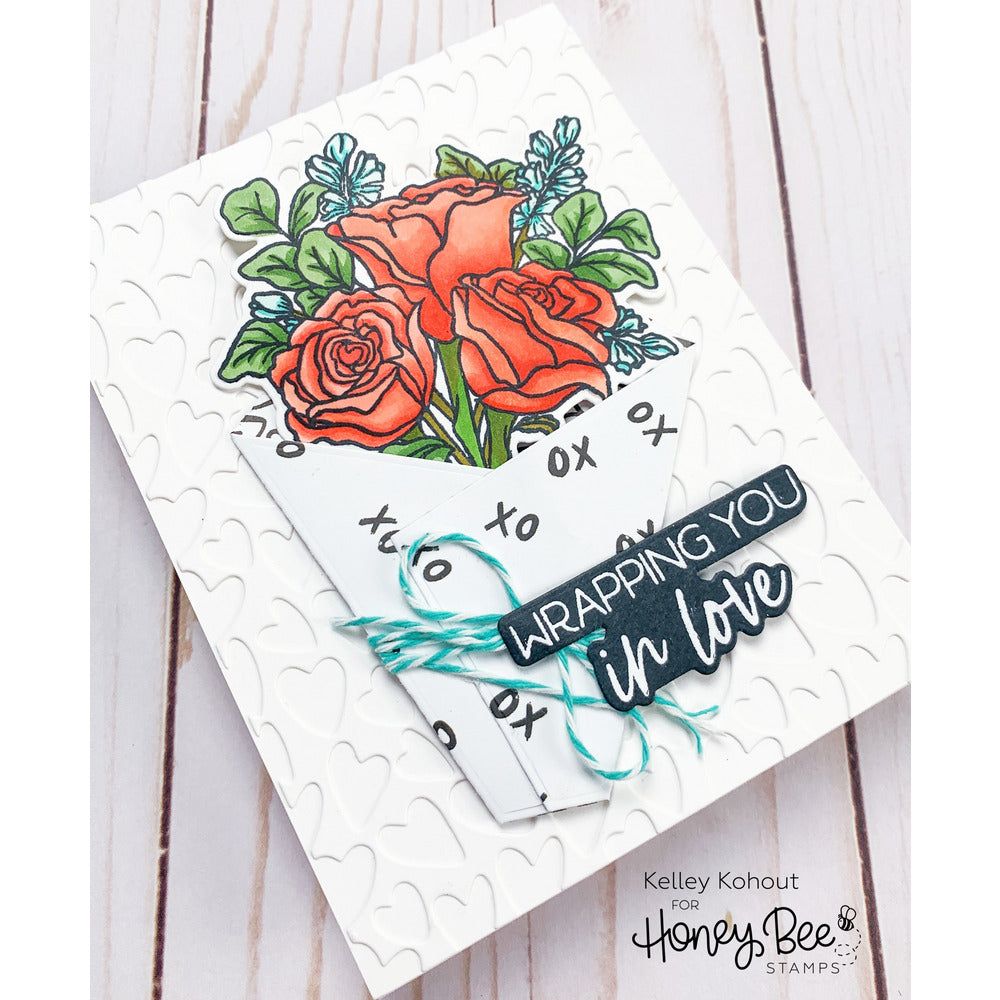 Floral Bouquet Wrap - Honey Cuts - Honey Bee Stamps