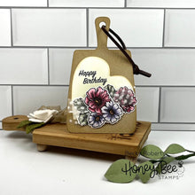 Floral Vase - 4x8 Stamp Set - Honey Bee Stamps