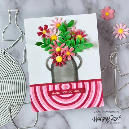 Floral Vases - Honey Cuts - Stand - Alone Dies - Honey Bee Stamps