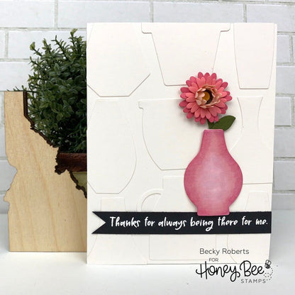 Floral Vases - Honey Cuts - Stand - Alone Dies - Honey Bee Stamps