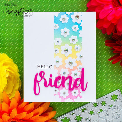 Flower Centers Cover Plate - Honey Cuts - Stand - Alone Dies - Retiring - Honey Bee Stamps