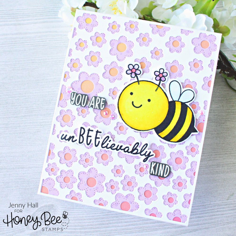 Flower Petal Cover Plate - Honey Cuts - Retiring - Honey Bee Stamps