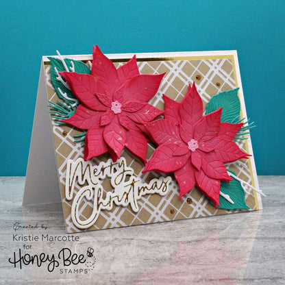 Foil Script: Holiday Hot Foil & Honey Cuts Dies - Retiring - Honey Bee Stamps