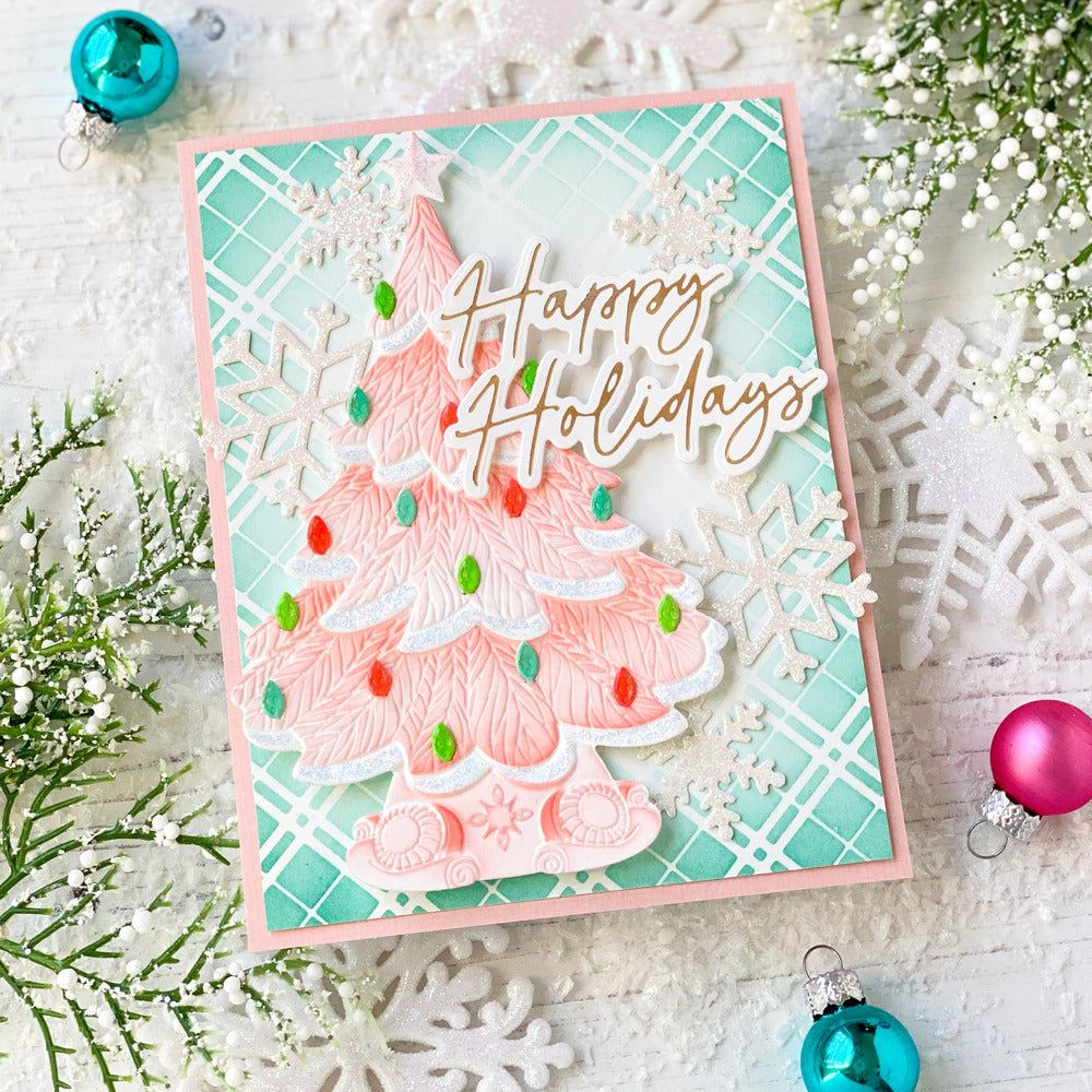 Foil Script: Holiday Hot Foil & Honey Cuts Dies - Retiring - Honey Bee Stamps