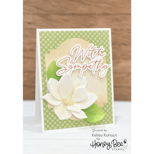 Foil Script: Wishes - Hot Foil Plate & Honey Cuts - Honey Bee Stamps