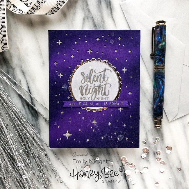 Follow That Star - Background Stencil - Honey Bee Stamps
