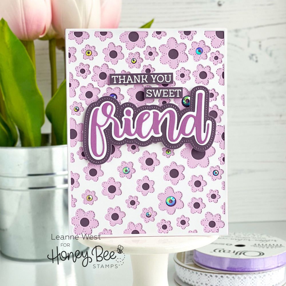 Friend - 4x4 Stamp Set - Honey Bee Stamps