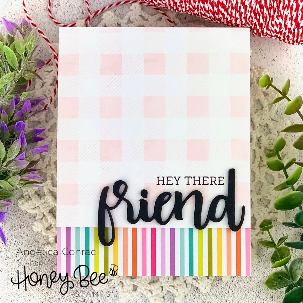 Friend - 4x4 Stamp Set - Honey Bee Stamps