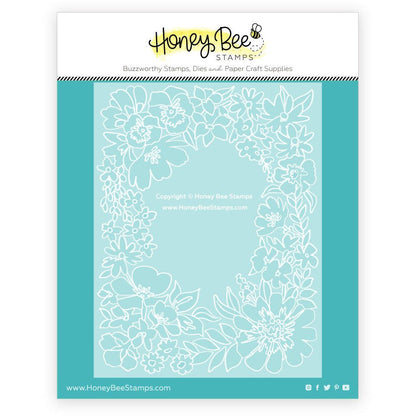 Friendship Frame - Set of 6 - A2 4.25"x5.5" Coordinating Stencils - Honey Bee Stamps